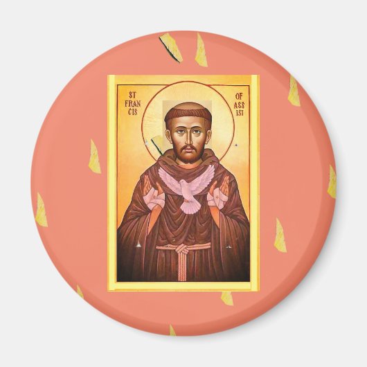 Aimant Saint François d'Assise (Devant)