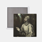 Aimant Saint François d'Assise (Recto/Verso)