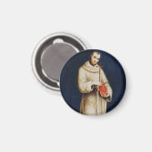 Aimant Saint François d'Assise par Raphael (Recto/Verso)