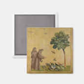 Aimant Saint François d'Assise prêchant aux oiseaux (Recto/Verso)