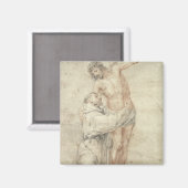 Aimant Saint François : Rejeter le monde et embrasser (Recto/Verso)