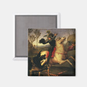 Aimant Saint George combattre le dragon par Raphael Sanzi (Recto/Verso)