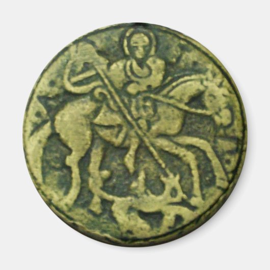 AIMANT SAINT GEORGE ET DRAGON MEDALLION (Devant)