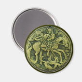 AIMANT SAINT GEORGE ET DRAGON MEDALLION (Recto/Verso)