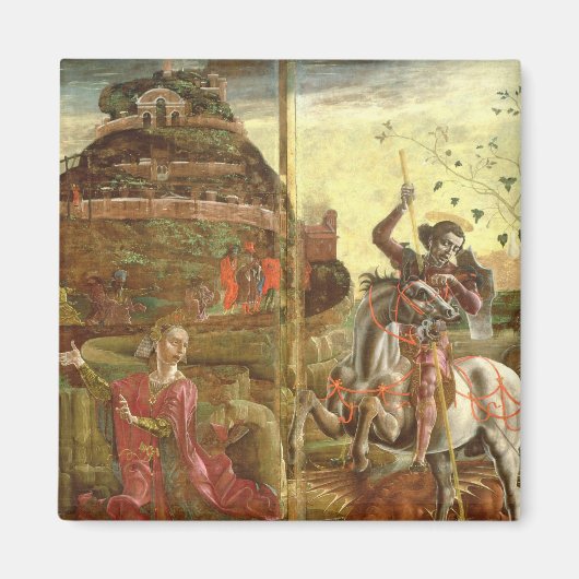Aimant Saint George et le Dragon (Devant)