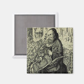 Aimant Saint Gilles l'Ermite (Recto/Verso)