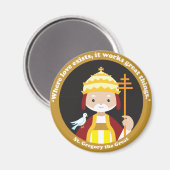 Aimant Saint Grégoire le Grand (Recto/Verso)