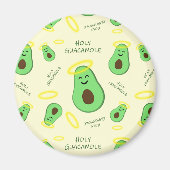 Aimant Saint-Guacamole mignon avocat (Devant)