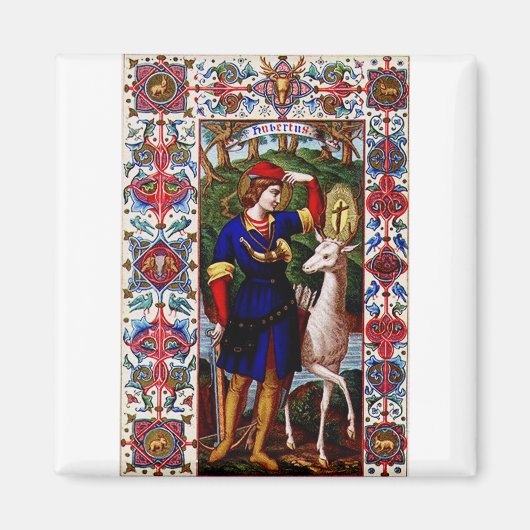 Aimant Saint Hubert de Liège avec le cerf (Devant)
