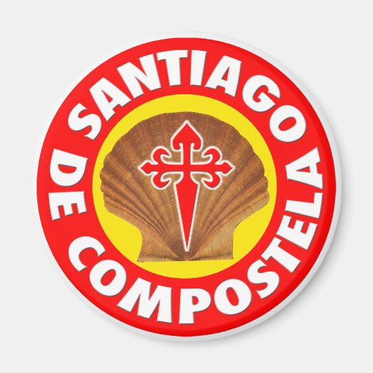 Aimant Saint Jacques de Compostelle (Devant)