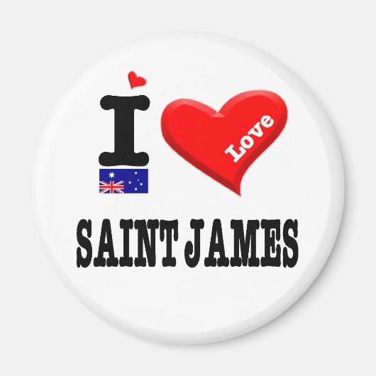 Aimant SAINT JAMES - I Love (Devant)