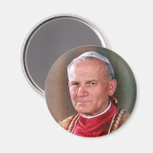 Aimant Saint Jean-Paul II (Recto/Verso)