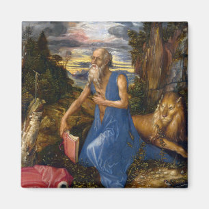 Aimant Saint Jerome dans la région sauvage par Durer