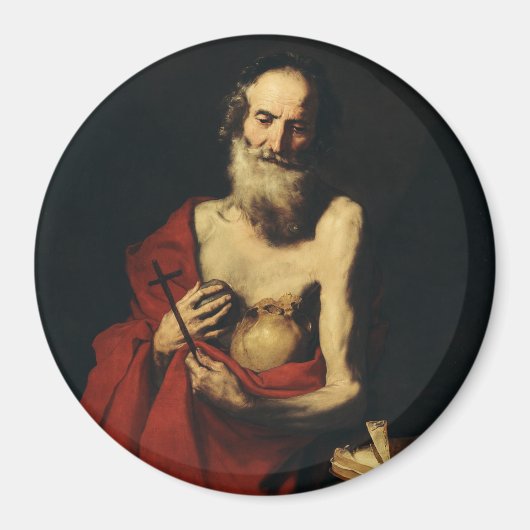 Aimant Saint Jérôme par Jusepe de Ribera (Devant)