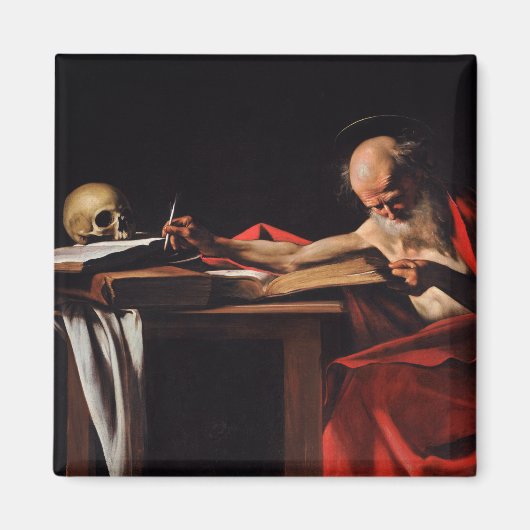 Aimant Saint Jerome Writing (by Caravaggio) (Devant)
