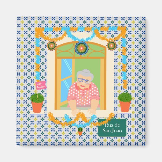 Aimant Saint John Portugais Festa Voisin (Devant)