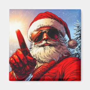 Aimant Saint Jolly Père Noël Divine Glow
