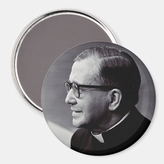 Aimant Saint Josemaria Escriva (Recto/Verso)