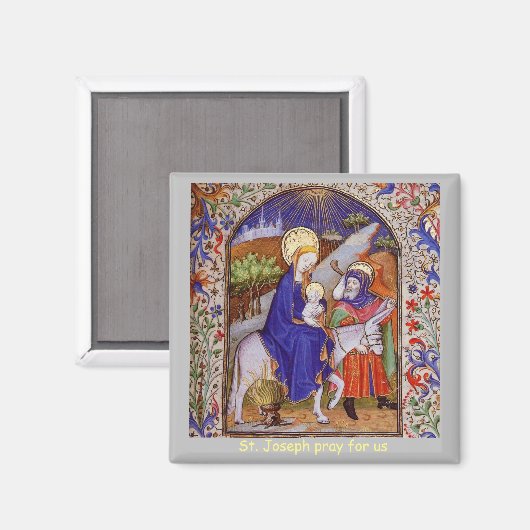 Aimant Saint Joseph (Recto/Verso)