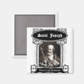 Aimant Saint Joseph : La terreur des démons (Recto/Verso)