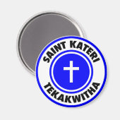 Aimant Saint Kateri Tekakwitha (Recto/Verso)