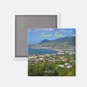 Aimant Saint Kitts (Recto/Verso)