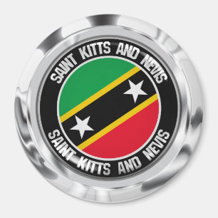 Aimant Saint Kitts and Nevis Round Emblem