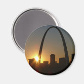 Aimant Saint-Louis Arch Sunset (Recto/Verso)
