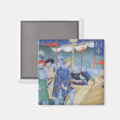 Aimant Saint-Louis embarque pour les croisades (Recto/Verso)