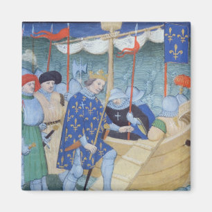 Aimant Saint-Louis embarque pour les croisades