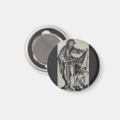 Aimant Saint Martin de Tours Gravure d'art (Recto/Verso)