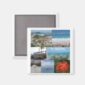 Aimant Saint-Martin-Saint-Maarten (Recto/Verso)