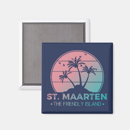 Aimant Saint-Martin | Sint Martin Retro Gradient (Recto/Verso)