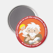 Aimant Saint Matthieu l'Apôtre (Recto/Verso)