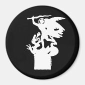 Aimant Saint Michael et Dragon (en blanc) (Devant)