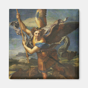 Aimant Saint Michael Vanquishing Satan par Raphael
