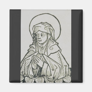 Aimant Saint Monica mère de l'Augustin d'Hippo