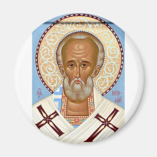 Aimant Saint Nicolas de Myre Art Orthodoxe Premium