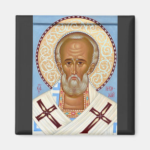 Aimant Saint Nicolas de Myre Art Orthodoxe Premium