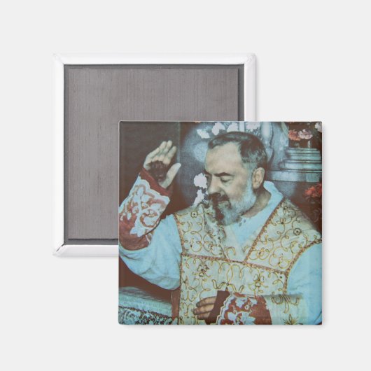 Aimant Saint Padre Pio (Recto/Verso)