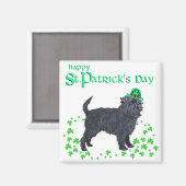 Aimant Saint-Patrick Affenpinscher (Recto/Verso)