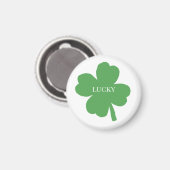 Aimant Saint-Patrick Chanceux Trèfle Irlandais (Recto/Verso)