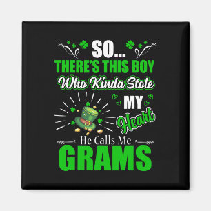 Aimant Saint Patrick Day Qui Kinda M'A Volé Le Coeur M'Ap