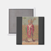 Aimant Saint Patrick d'Irlande Art celtique sacré (Recto/Verso)