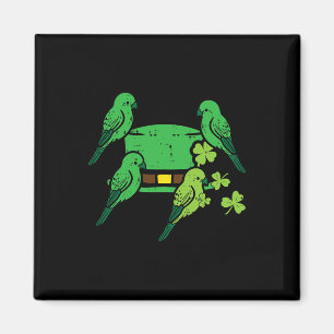 Aimant Saint Patrick Jour Oiseaux Casquettes Saint Paddys