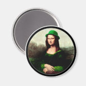 Aimant Saint Patrick - Lucky Mona Lisa (Recto/Verso)