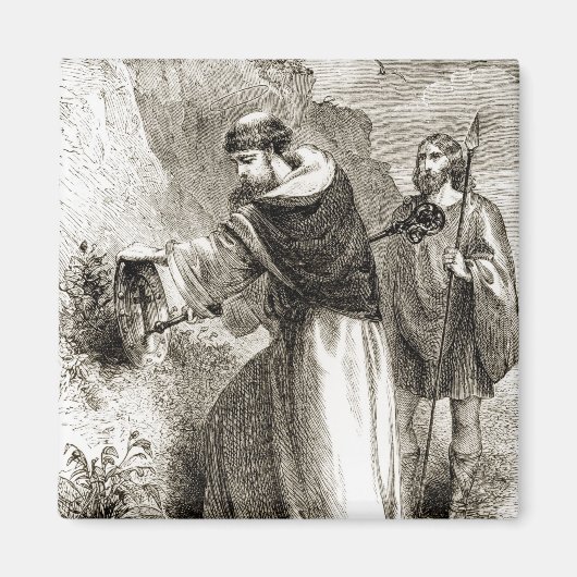 Aimant Saint Patrick marquant le bouclier de Connal avec (Devant)