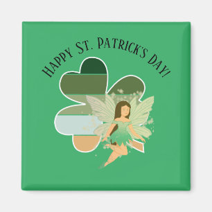 Aimant Saint Patrick's Day Distressed Shamrock irlandais 