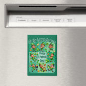 Aimant Saint Patrick's Day Fun Adorable "Party Leprechaun (In Situ (Lave-vaisselle))