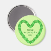 Aimant Saint Patrick's Day Heart (Recto/Verso)
